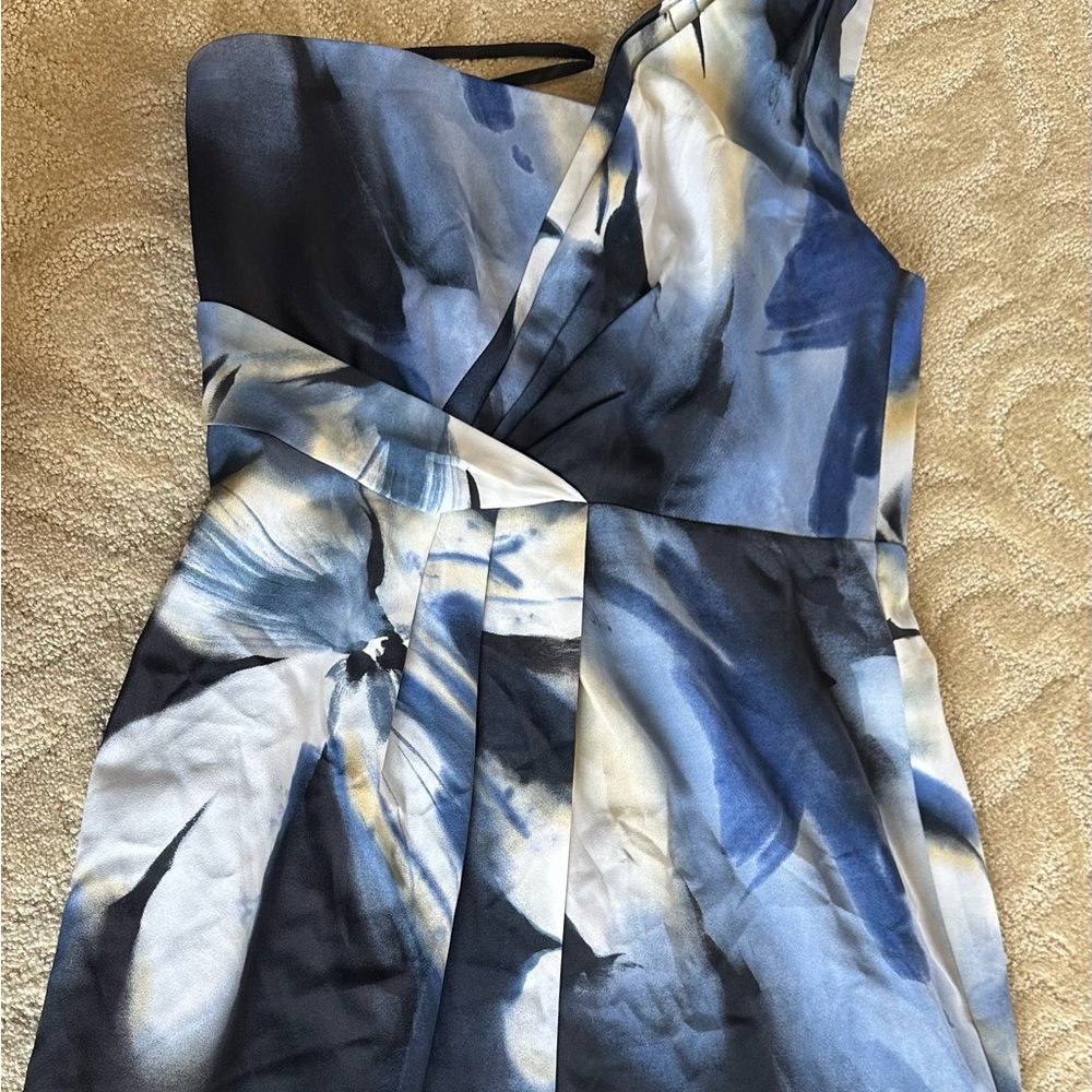 Tahari one shoulder dress with tags!!